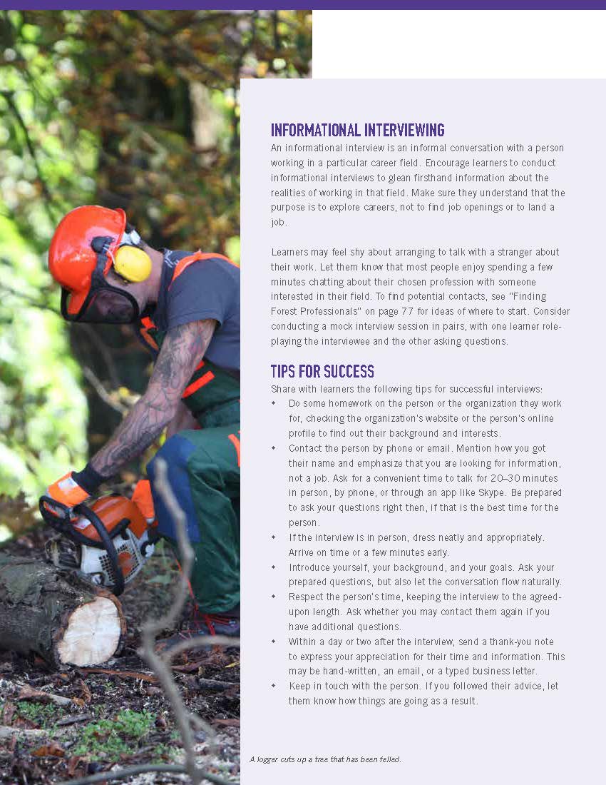 Green Jobs: Exploring Forest Careers